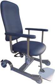 hoog laag stoel verrijdbaar