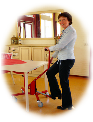 tafel verplaatsen